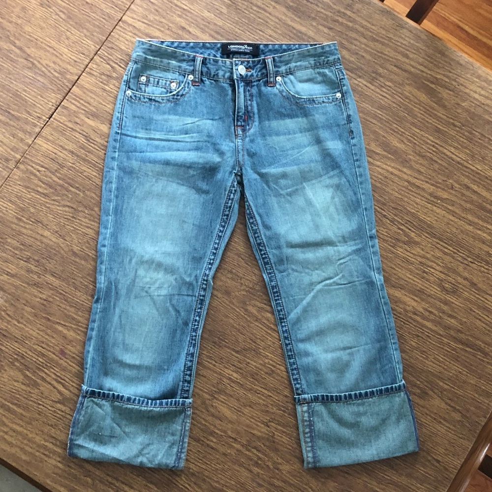 Women’s London Cropped Rolled Cuff Jeans